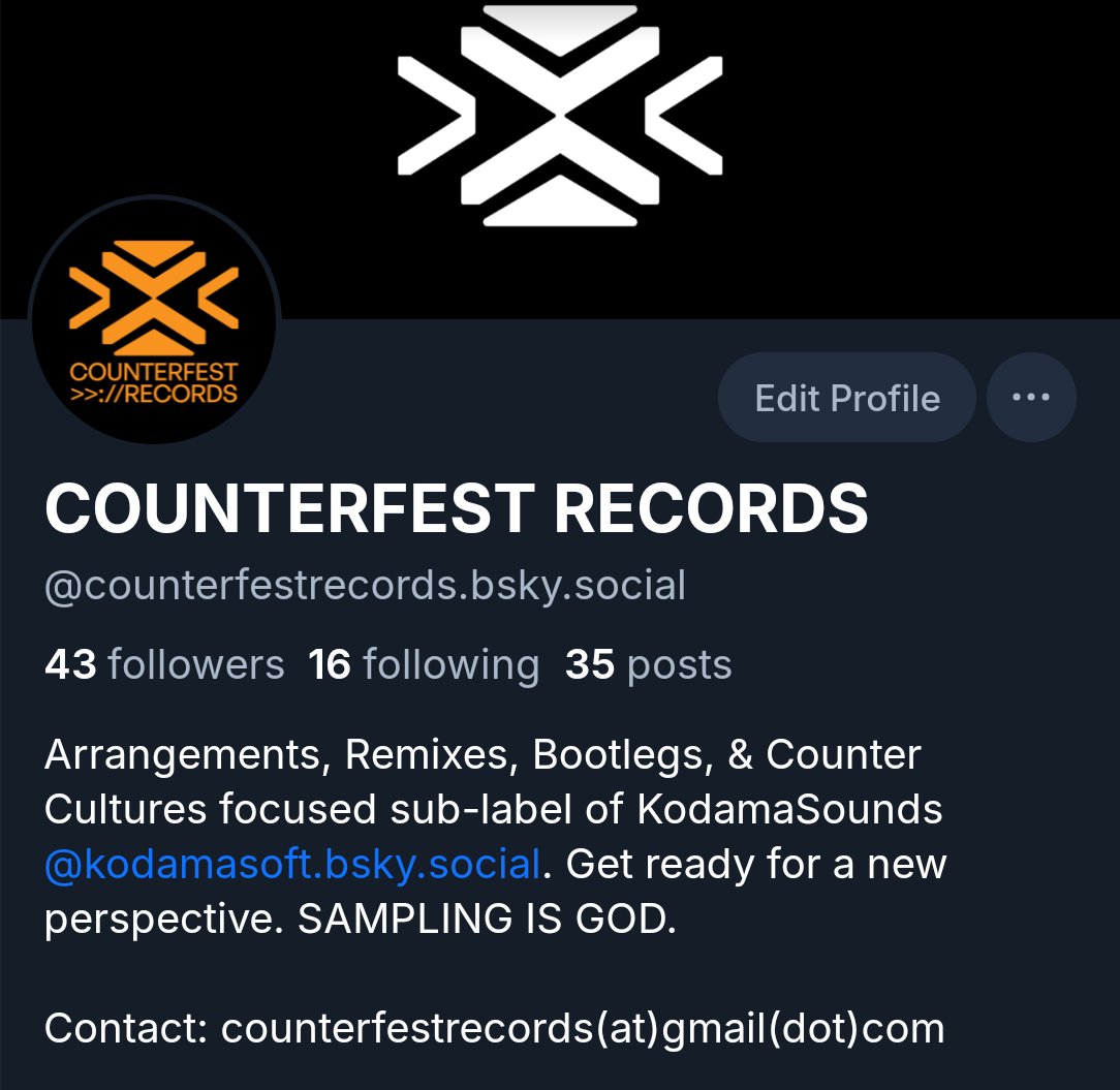 COUNTERFEST RECORDS tweet media