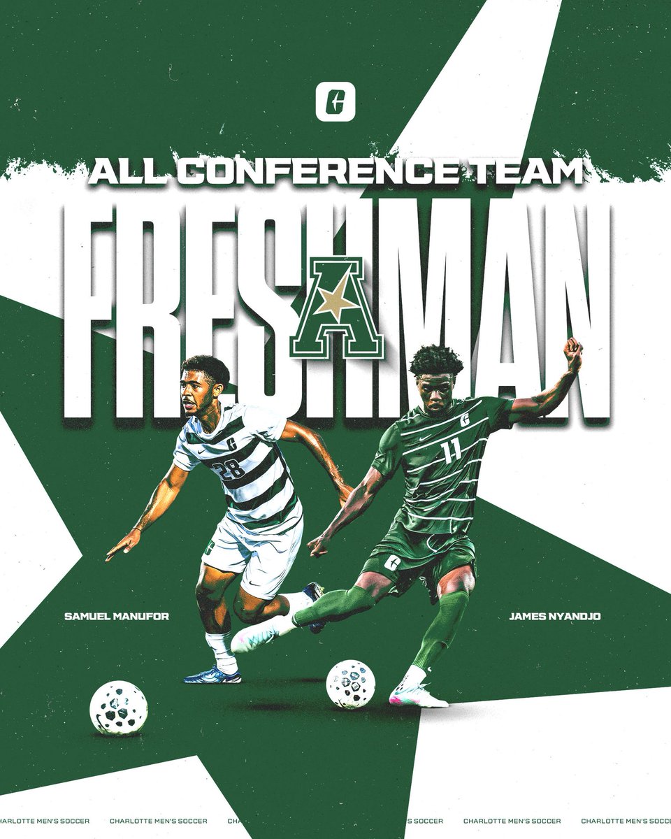 𝐍𝐎 𝐒𝐇𝐎𝐑𝐓𝐀𝐆𝐄 𝐎𝐅 𝐓𝐀𝐋𝐄𝐍𝐓 🤩 

Niners place 𝗦𝗘𝗩𝗘𝗡 players on the @american_conf postseason teams including 𝗙𝗜𝗩𝗘 on first team! 

📰 » clt49e.rs/MSOCAwards