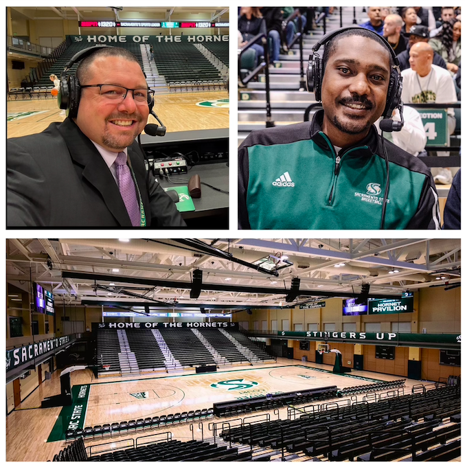 SacState Hornet Women’s Basketball is dishing out lunch at the new Hornet Pavilion today at 11am!
Join 10th year Play-by-Play Announcer Will Schilling and myself on ESPN+
<a href="/hornetsports/">Sacramento State Athletics</a>  @sacstatewbb @bigskyconf