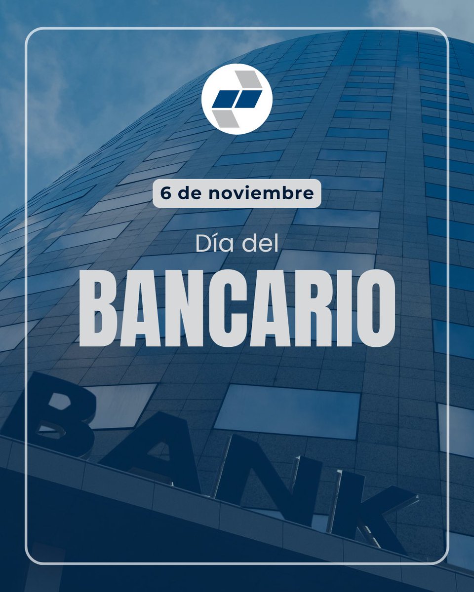 TransaccionesAV's tweet photo. Día del Bancario en Argentina.
Gracias a quienes sostienen el sistema financiero con profesionalismo y responsabilidad.
Su trabajo hace posible que cada operación llegue a destino con seguridad, transparencia y confianza.

📊 Feliz Día del Bancario.

#inversiones #transacciones https://t.co/LT6ffUOkxn