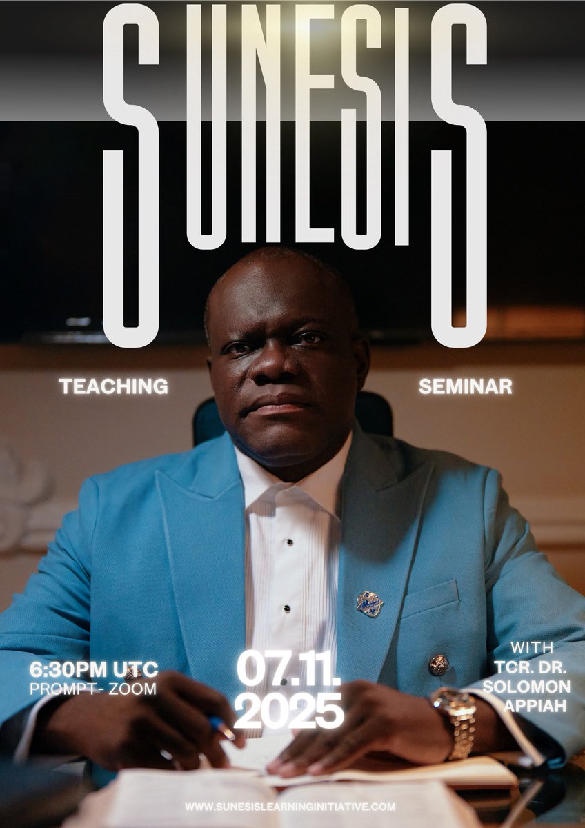 SunesisLearning's tweet image. 🗣𝐈𝐍𝐕𝐈𝐓𝐀𝐓𝐈𝐎𝐍 𝐓𝐎 𝐁𝐈𝐁𝐋𝐄 𝐓𝐄𝐀𝐂𝐇𝐈𝐍𝐆 𝐒𝐄𝐌𝐈𝐍𝐀𝐑

🗓 November 7, 2025

🇬🇭 6:30PM UTC  🇹🇹 2:30PM  

 🔗𝐑𝐄𝐆𝐈𝐒𝐓𝐄𝐑 𝐕𝐈𝐀 𝐓𝐄𝐋𝐄𝐆𝐑𝐀𝐌  - 𝐒𝐮𝐧𝐞𝐬𝐢𝐬 𝐍𝐚𝐭𝐢𝐨𝐧

 sunesislearninginitiative.com

#SunesisTeachingSeminar
#SunesisLearning
