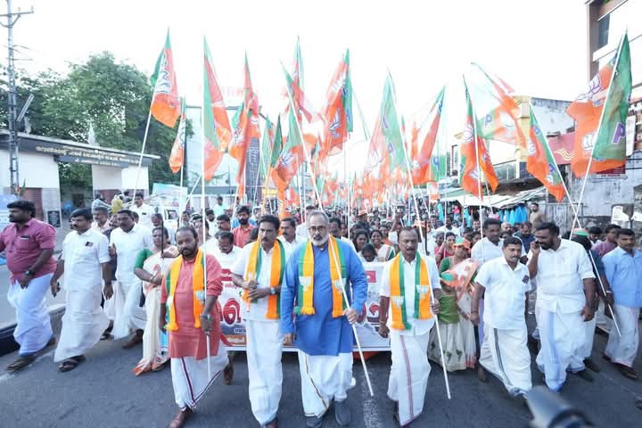 advssuresh's tweet image. For a Developed Ananthapuri!

Led by BJP Thiruvananthapuram South District President Shri Mukkampalamoodu Biju, the “Vikasita Ananthapuri” padayatra marched forward with massive public participation and enthusiasm.

The padayatra was inaugurated by BJP State President Shri Rajeev…