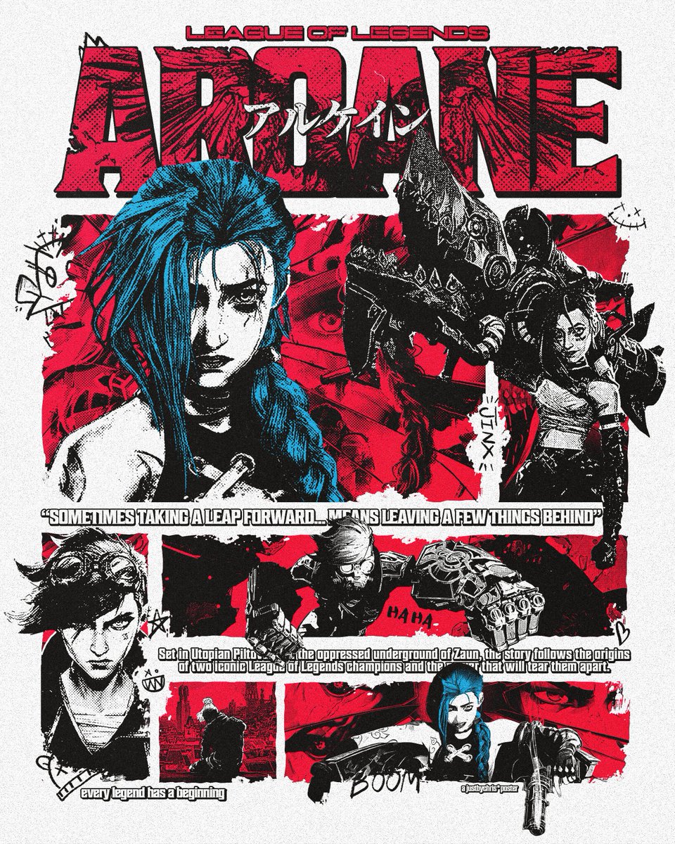 Happy Four-Year Anniversary of #arcane 🤍

(Here are my #arcanefanart poster designs!)