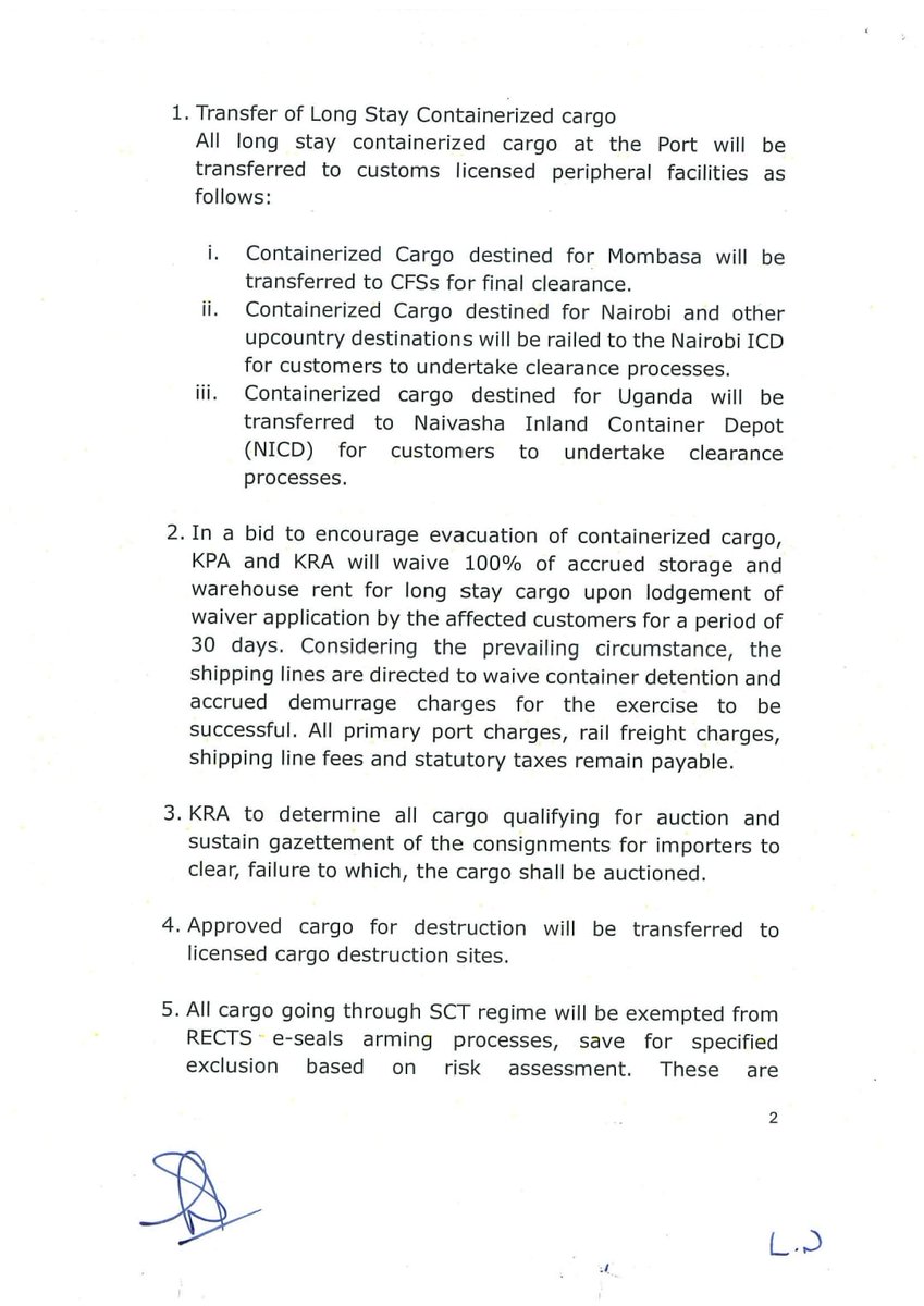 Kenya_Ports's tweet image. Joint Comminique between Kenya Ports Authority  and Kenya Revenue Authority on measures to enhance efficiency at the Port of Mombasa.
@KRACare
@KRACorporate