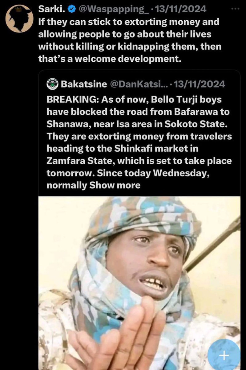 Everytime u see any account on twitter supporting terrorism check well you’ll see that the person is Hausa You guys deserve to d*e y’all re responsible for the death of innocent people in this country.This trump whole issue has exposed you all. you people are worse than the devil