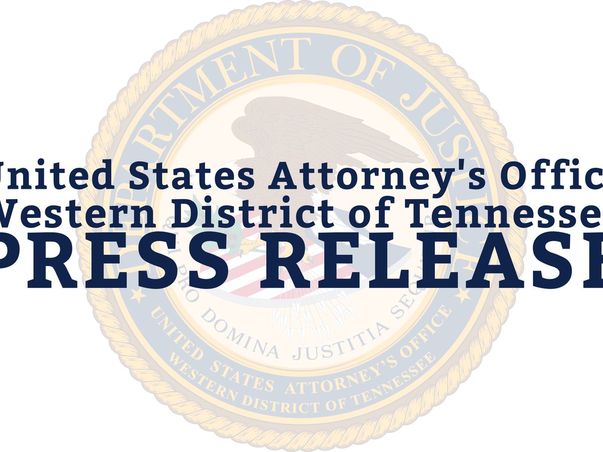 United States Attorney Announces Criminal Complaint in Cordova Robbery and Shooting Incident

Click on the below link:
justice.gov/usao-wdtn/pr/u…