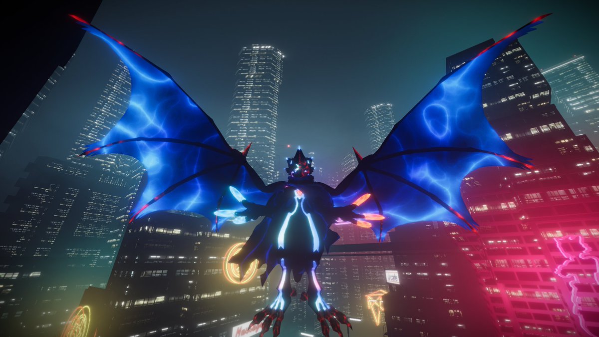 Claiming the dark as my own.

VR PH: <a href="/RazielDream/">RazielDream</a> 

Avatar:
My custom Digimon "Noctmon", inspired by GulusGammamon. Made by me for VRChat.

Worlds:
Suspended In Time By QuarT0niX
Electric Deep by C A G E

#VRChat #Digimon #GulusGammamon