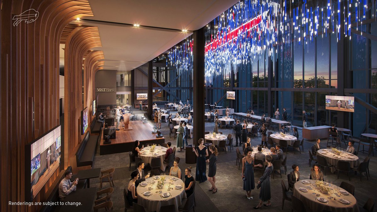 BuffaloBills's tweet photo. Buffalo's premier year-round, ultra-premium space for game days, events and meetings.

Welcome to the @MandT_Bank Lounge at New Highmark Stadium!

https://t.co/E96JvT2pXY | #BillsMafia https://t.co/9FMfDiCUhA
