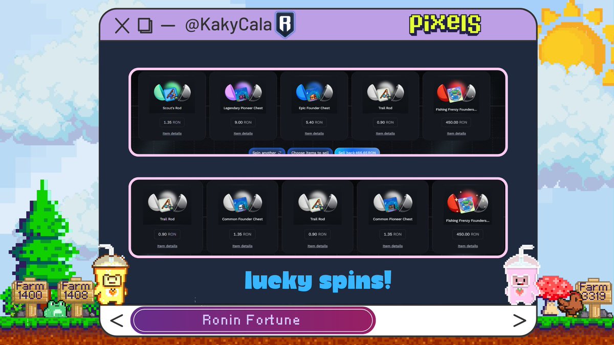 Today was my lucky day on <a href="/Ronin_Network/">Ronin</a>!

Won, not 1 but 2 Mythic NFTs from Ronin Fortune 💃
Anyone else getting this kind of luck or did use up all my lifetime luck? 🍀