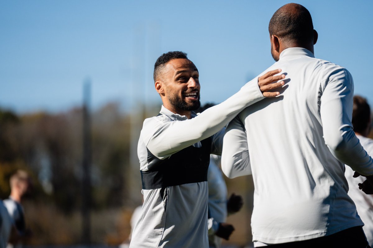 NashvilleSC's tweet image. All smiles ahead of Saturday 😄🏆