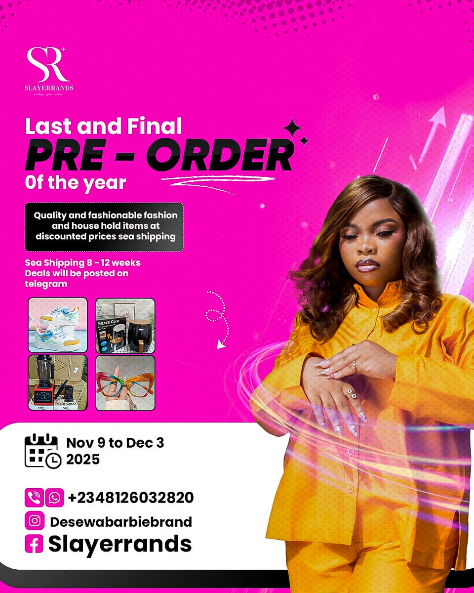 OgbonnaVi11022's tweet photo. PRE-ORDER FLYER DESIGN by VEEON DESIGNS
#VeeonDesigns #GraphicDesignNaija #FlyerDesign #BrandDesigner #NaijaCreatives #DesignStudioNG #DigitalDesigners #VisualBranding #CreativeNigeria #DesignToInspire #ContentDesignNG #PremiumDesigns #LagosDesigners #DesignVibes #CreativeHub https://t.co/RlvFbxHmFR