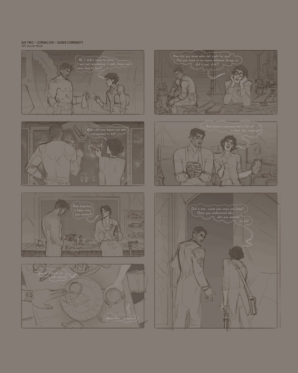 allalternate's tweet photo. Day two - Coming Out, Queer Community
#t4tjayvikweek
Whenever you’re ready, partner. https://t.co/STlU1qQn6n