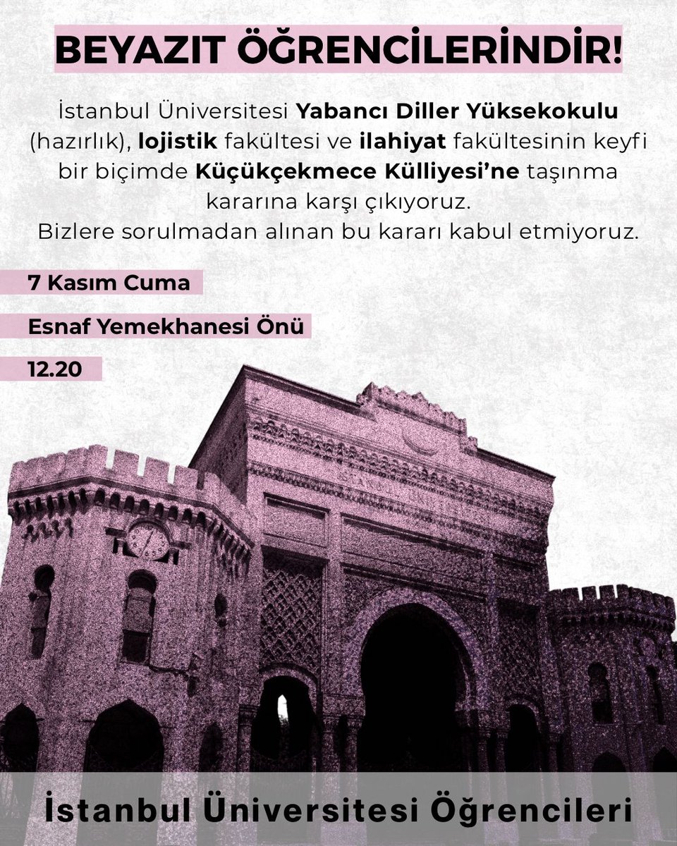 iukomitesi's tweet photo. Beyazıt öğrencilerindir! https://t.co/nJQYcvNo3q