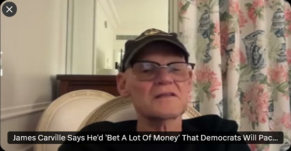 TELL US AGAIN .<a href="/LeaderJohnThune/">Leader John Thune</a> WHY YOU WON'T DO AWAY WITH THE FILIBUSTER.

James Carville Says He’d ‘Bet A Lot Of Money’ That Democrats Will Pack Supreme Court If They Regain Power

The Democrats make no bones about it - They intend to stack the Supreme Court and anything else