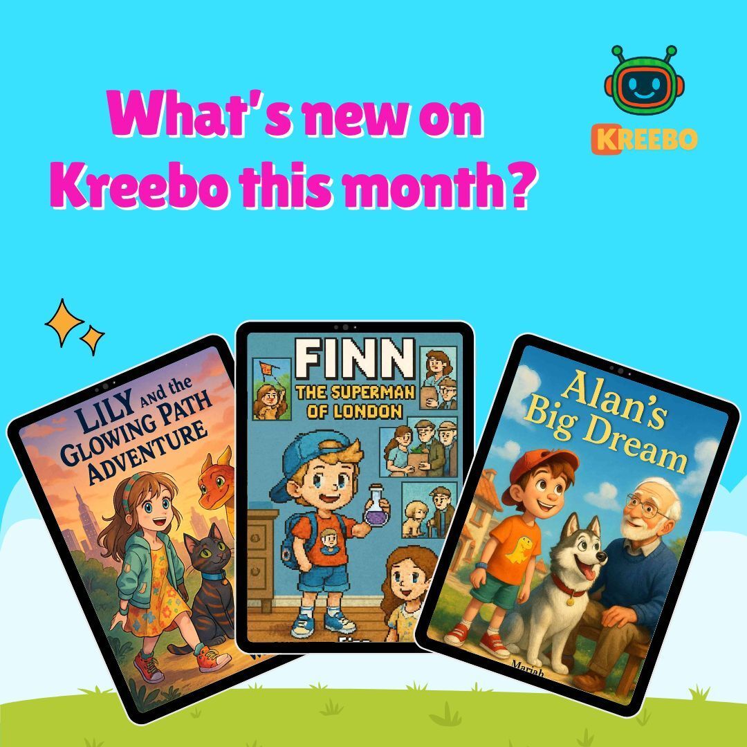 Kreeboland's tweet photo. Many more stories ahead! Best part? You can create your very own story just from your imagination!! 
Download the Kreebo app for FREE and start reading fun stories created by children like you.

.

.

#kreebo #childrensbook #storytime #storytelling #creativity https://t.co/jUmmT6DCkU