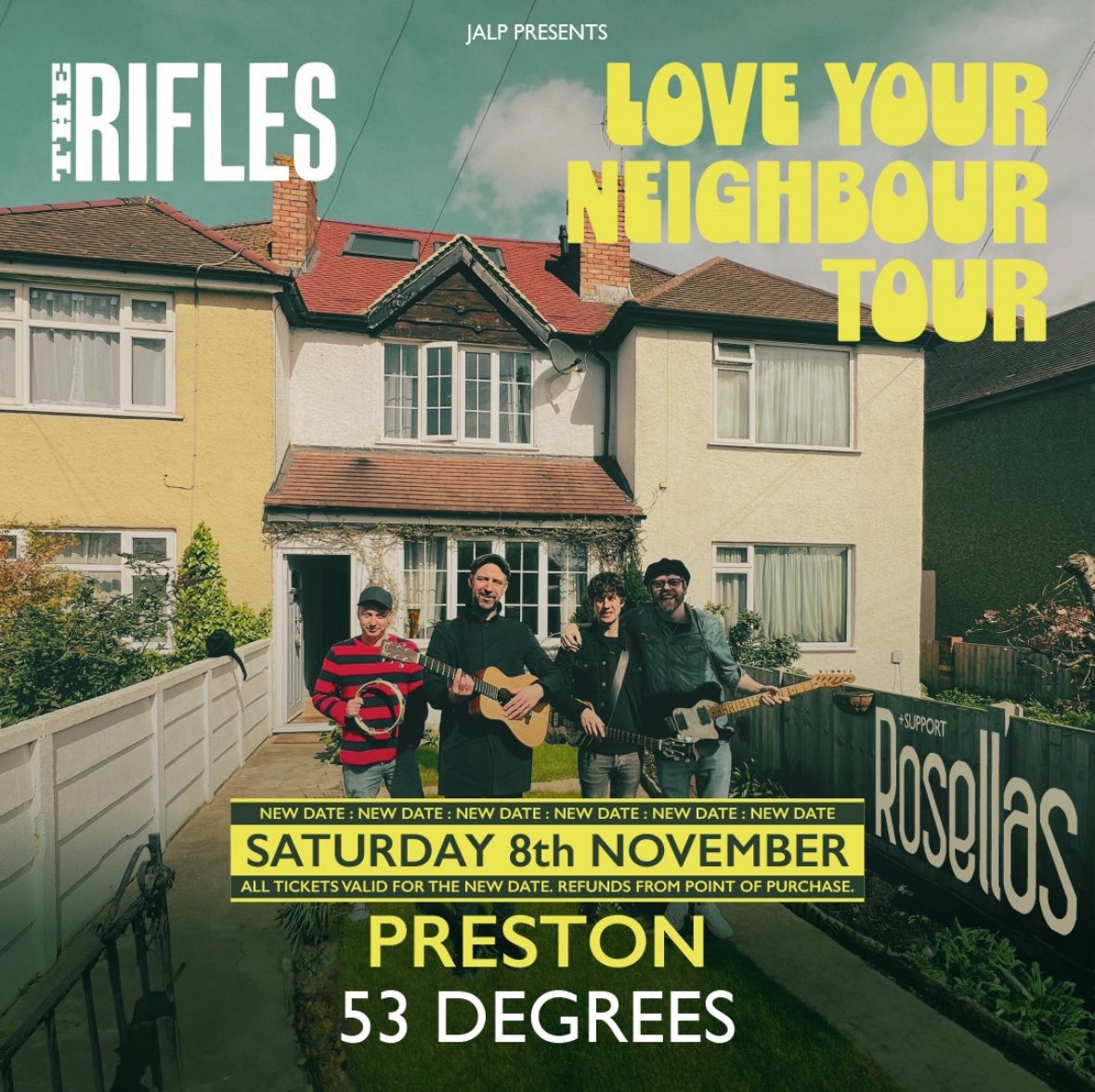 We’ll be joining up with <a href="/theriflesband/">The Rifles</a> again this Saturday to play <a href="/53degrees/">53 Degrees</a> in Preston 🌹

Tickets 🎫 - gigantic.com/the-rifles-tic…