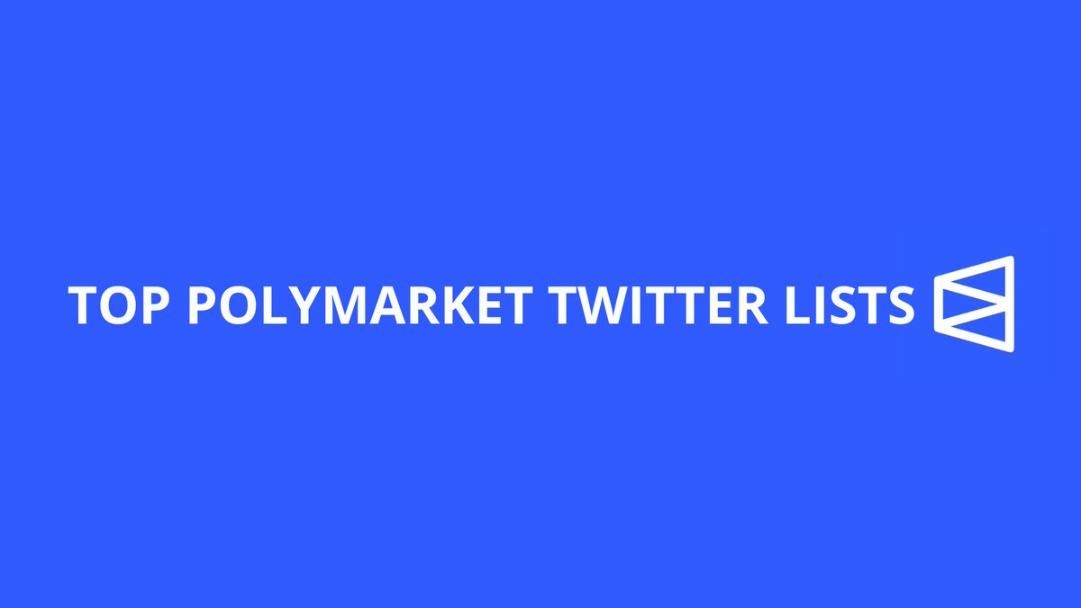 ALL POLYMARKET CREATORS IN ONE PLACE

I’ve gathered the Top <a href="/Polymarket/">Polymarket</a> Twitter lists - and built my own to connect everyone trading, building, and writing about prediction markets 👇

📍My list: Polymarket KOLs
x.com/i/lists/197854…

Includes creators with Polymarket badges,