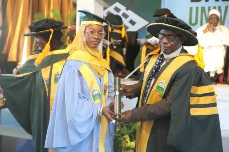 Baba-Ahmed University Kano has held its maiden convocation ceremony, marking a major milestone for the young institution as it graduated a total of 177 students from its Faculty of Science and Computing and Faculty of Social

Check comment section to keep reading…