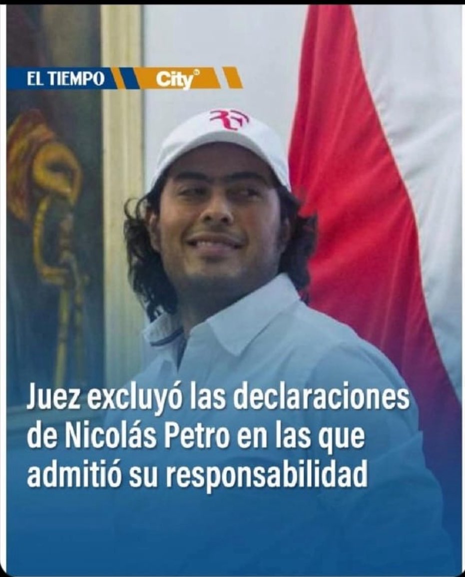 Es increíble que la izquierda odie a los hijos de Uribe y digan que se volvieron ricos por unas manillas (sin ninguna prueba), pero atrapen al hijo de Petro, este confiesa y luego un juez desestima su confesión y digan que se hizo justicia.
Doble rasero.