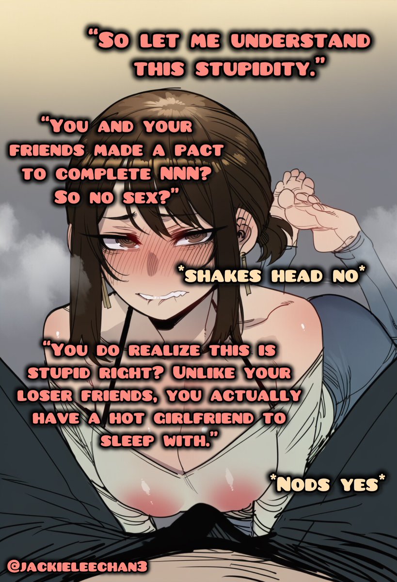 Jackieleechan3's tweet photo. “You're just going to ignore your hot asian girlfriend to do NNN? Really?”

Part 1 

Caption by @jackieleechan3
Spelling and grammar by Jackie's cucks

#lewdrp #sexrp #openrp #blackedrp #ntrrp #blackedcaption #blackedhentai #blackededit #blackedwaifus https://t.co/r3E5VLVyyN