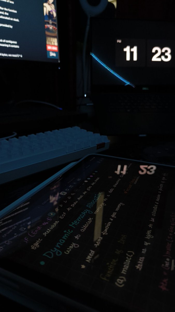 HarshvardhanRaw's tweet image. ✅ Phase 01 - Day 64  
• Explored Dynamic Memory Allocation 💾
#CProgramming #CodingJourney #100DaysOfCode #TechLearning #Programming