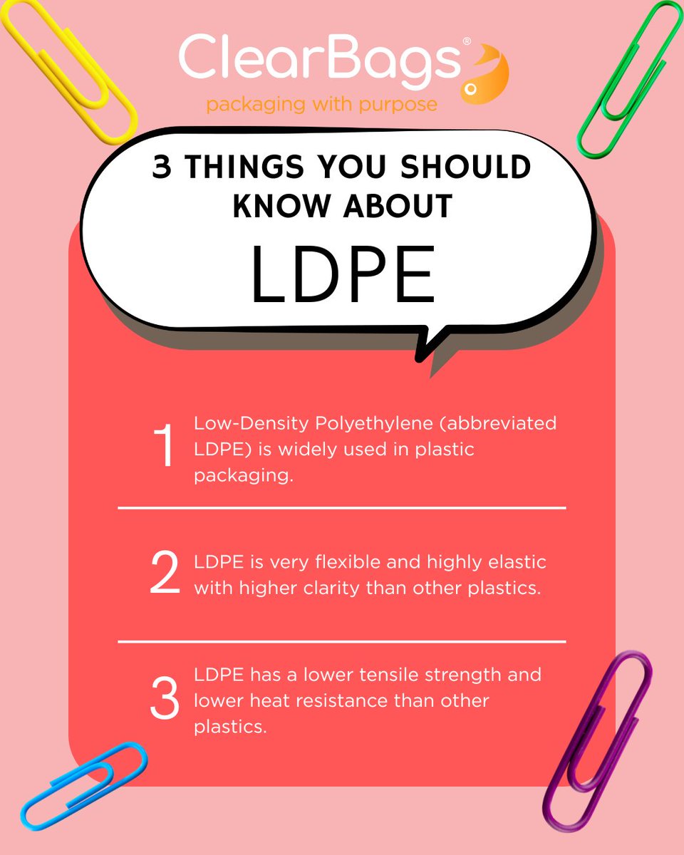 ClearBags's tweet image. Flexible. Clear. Reliable.
That’s why LDPE is a packaging staple.

The right material isn’t just about looks — it’s about performance, protection, and purpose. 💡

#ClearBags #PackagingWithPurpose #LDPE #PackagingTips