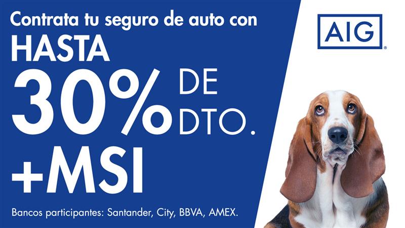 🚗 ¡Aprovecha! Contrata tu Seguro de Auto AIG con ayuda de Rastreator y obtén hasta 30% de descuento y MSI.
Valido del 01 al 11 de noviembre de 2025. #RastreatorMX #GuauGuau 👉 rastreator.mx
#SeguroDeAuto #Cotizador #ComparadorDeSeguros