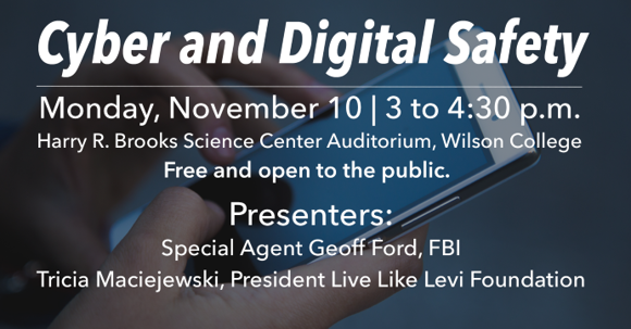 CASDNews's tweet photo. Wilson College invites the community to a vital and timely event focused on mental health and safety. The forum addresses growing concerns around online dangers. Admission is free and the event is open to the public. For more info, visit: https://t.co/bgxLJ122YY https://t.co/dzn7A2PWlg
