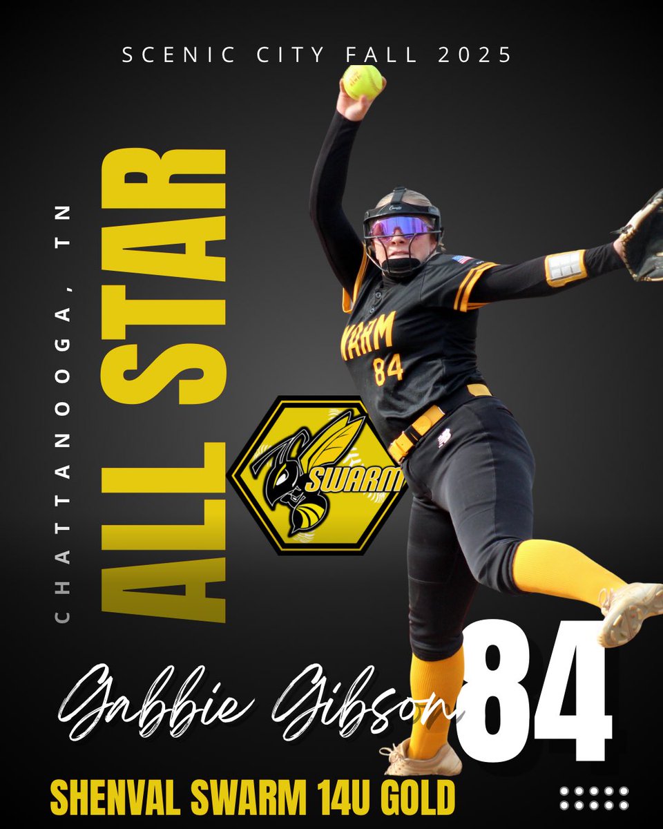 Congratulations on being nominated to the Connect Sports #sceniccityfall All Stars! Good luck, <a href="/brynnasoftball/">BrynnaWiseley2029</a> , Sophie, <a href="/madb2029/">Madeline Bryant</a> and Gabby! 

#goswarm <a href="/ConnectSports_/">Connect Sports</a>