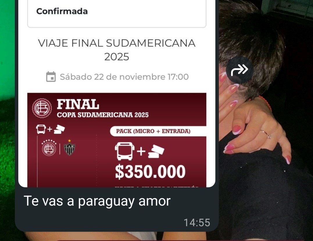 mi mujer me hizo el mejor regalo que me pudieron haber hecho en mi vida, te amo gracias por todo, sos lo mas lindo que hay.🫶 
me voy a paraguay🏆🇵🇾