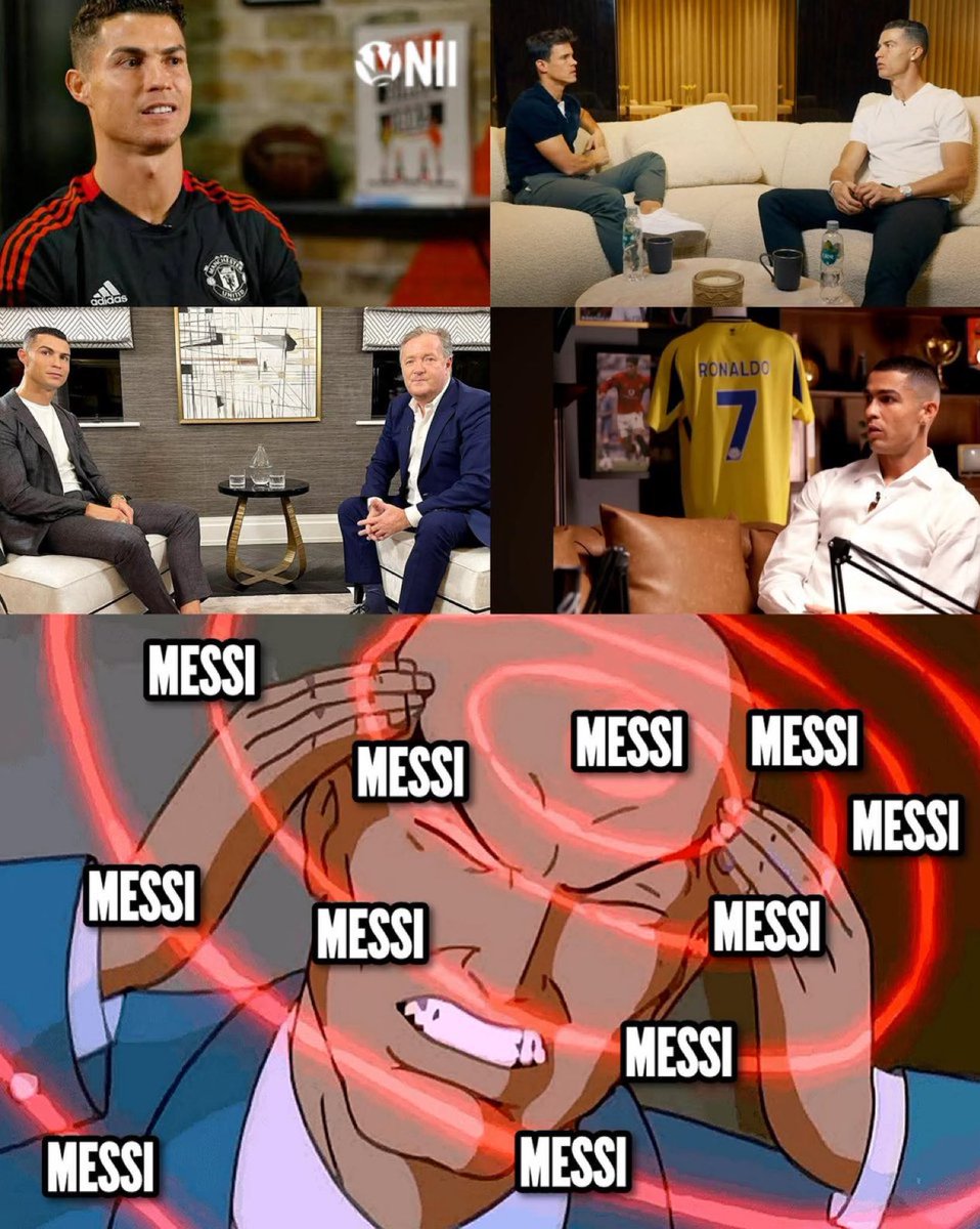 Cristiano Ronaldo in any interview: