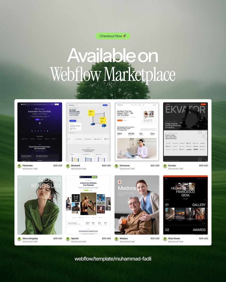 fadly038's tweet image. PITIH - Global Transfer Webflow Template

Available On 👇
webflow.com/templates/html…

#WebflowChallenge #template #webdesigners #website #nocode #ux #uidesign #uxdesign #landing #landingpage #mulyono #uxuidesign #webflow #WebDesignHistory