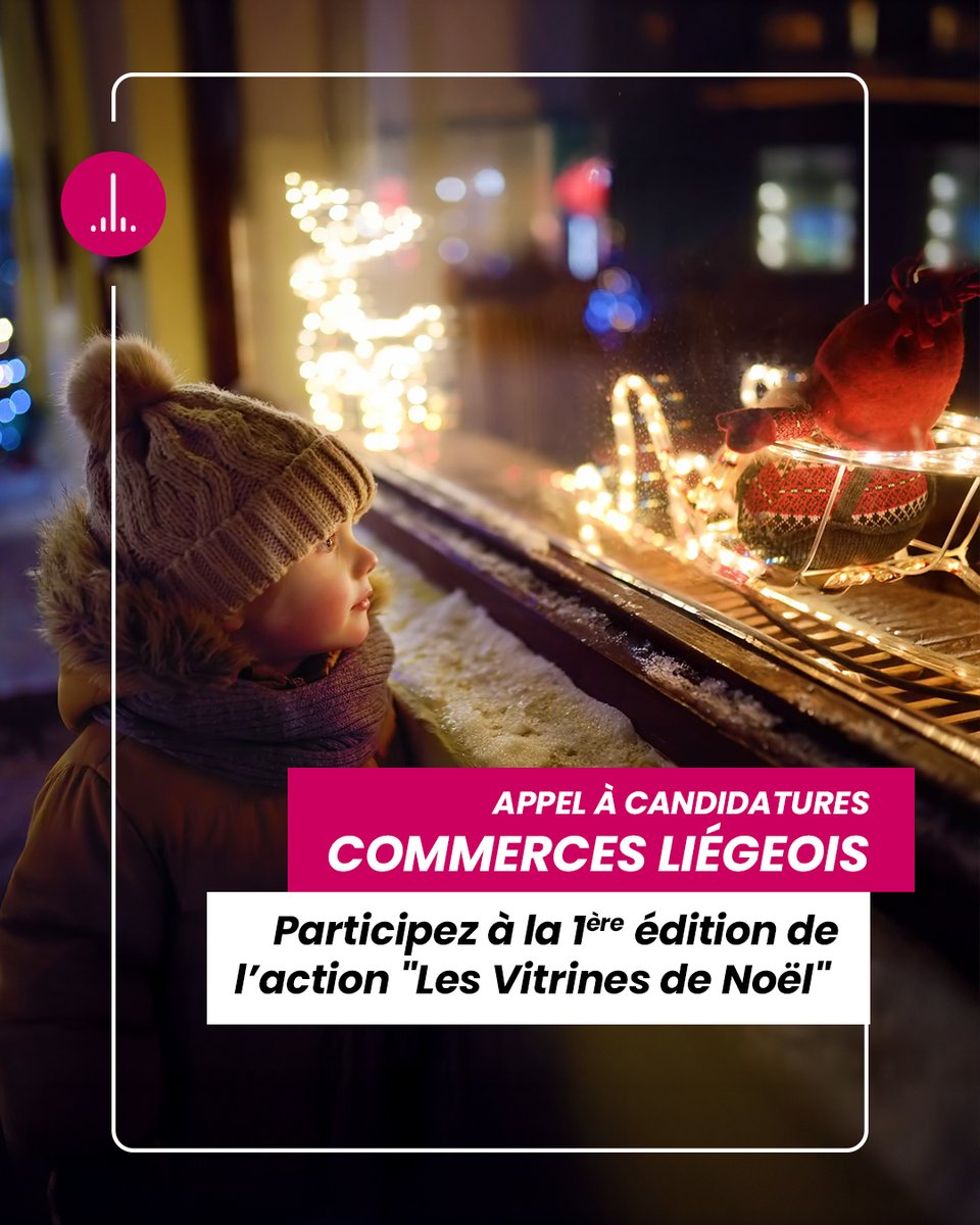 🎄 Les Vitrines de Noël 2025 illuminent Liège ! 🎁

La Ville de Liège invite les commerçants à participer à la 1ère édition de l'action "Les Vitrines de Noël" qui se tiendra du 10 au 31 décembre.

➡️ Infos &amp; inscription ⤵️
liege.be/fr/actualites/…