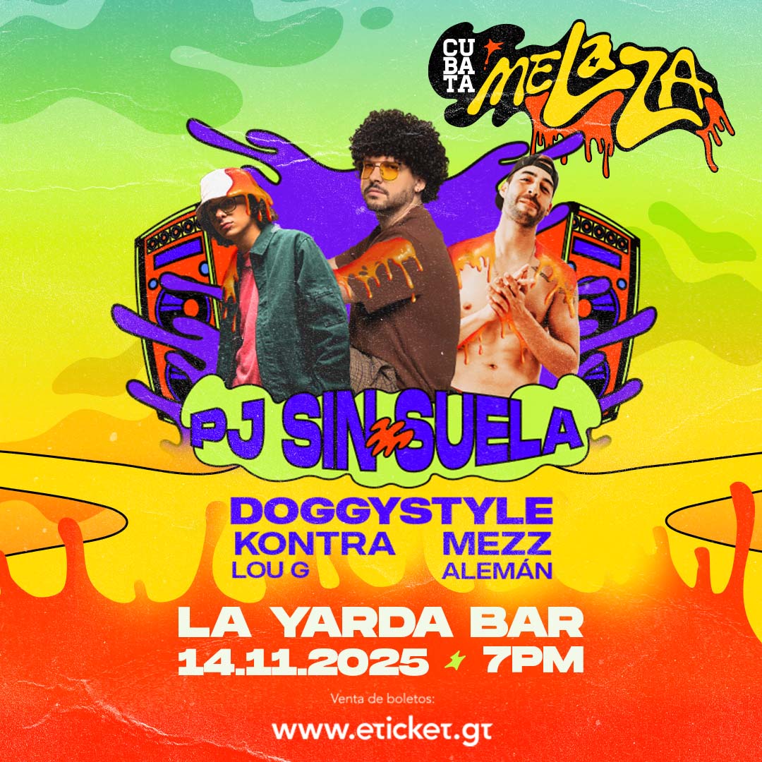 ¿QUIÉN ESTÁ LISTO PARA MELAZA? 🫟

Cubata te trae la fiesta en donde la música se te pega sin pedir permiso... ¡Vas a bailar, sudar, mezclarte, y a estar pegao' toda la noche!

🗓 14 de noviembre
📍 La Yarda Bar
🎟 eticket.gt

#Melaza #fiestagt #Cubata #eticketgt