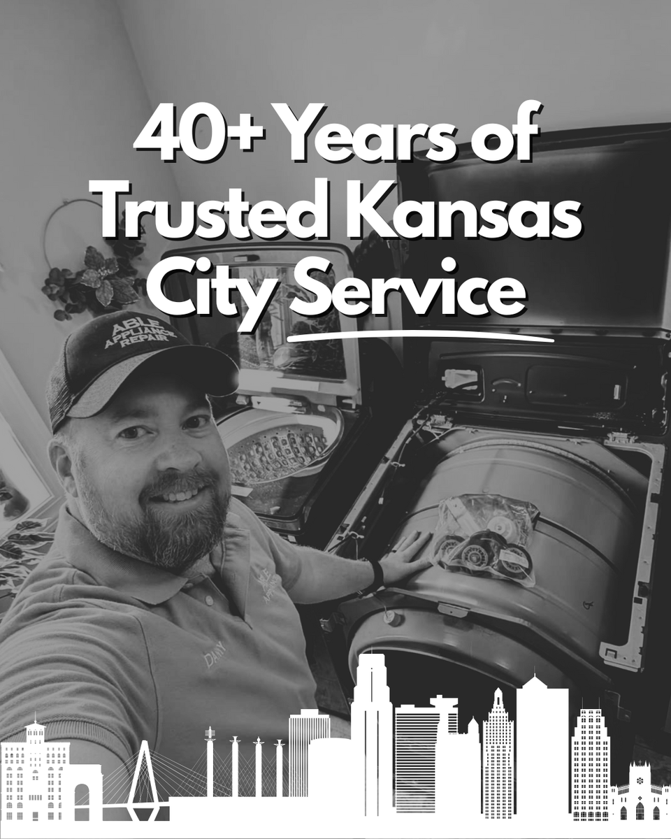 Ablecooling's tweet photo. 40+ years serving Kansas City families. Family-owned, 20 skilled technicians, same-day service. That's the Able difference.

#FamilyOwned #ApplianceRepair #KansasCity https://t.co/TPA0M2LPsV