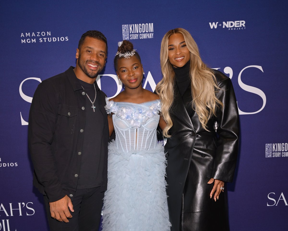 AmazonMGMStudio's tweet image. We struck gold at the NYC screening of Sarah’s Oil with producers Ciara and Russell Wilson, and star Naya Desir-Johnson ✨ See the movie only in theaters starting tomorrow!