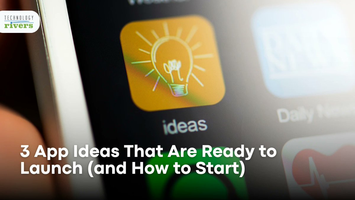 techrivers's tweet image. Thinking of breaking into the app market but need inspiration? Here are 3 app ideas that are going viral right now…

🔗 3 App Ideas That Are Ready to Launch (and How to Start): bit.ly/3V4pE95 

#TechStartups #AppIdeas #Entrepreneurship #StartupTips #AppDevelopment