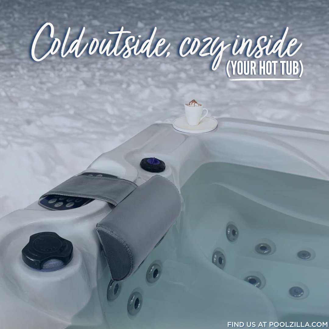 poolzilla_us's tweet image. ❄️ Winter is nearing.. but that just makes hot tub lounging even better. 🛁💆‍♀️

Take your soak to the next level ✨:
🛌 Ergonomic design supports your head, neck, and shoulders for pure relaxation.
⚖️ Weighted inner compartment keeps it perfectly in place.
⭐ 11'' x 20'' design…