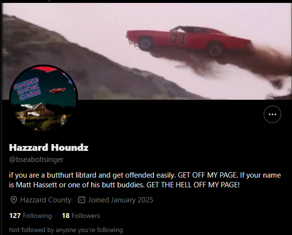 GregConwy's tweet photo. (THREAD)

GeneralLeeStudios/HazzardHoundz/Seabolt has been nothing but an absolute parasite in the Thomas community, especially on the Thomas wikia.

He is extrememly super straight christian, homophobic, rude, arrogant and just all around a complete and total psychopath. https://t.co/NIByrUMiOv