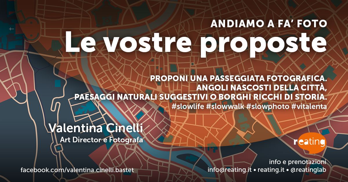 reatinglab's tweet image. Hai in mente un luogo speciale che potrebbe essere perfetto per una passeggiata fotografica da condividere?
Scrivici le tue proposte.
Siamo sempre alla ricerca di nuovi posti da esplorare e fotografare insieme. reating.it/evento/andiamo…