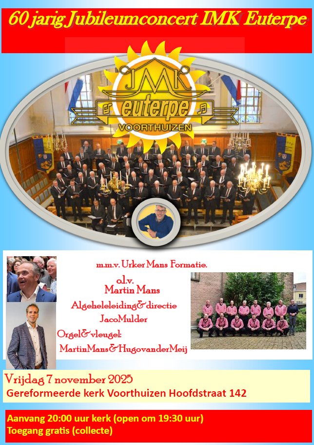 Morgen is het zover !