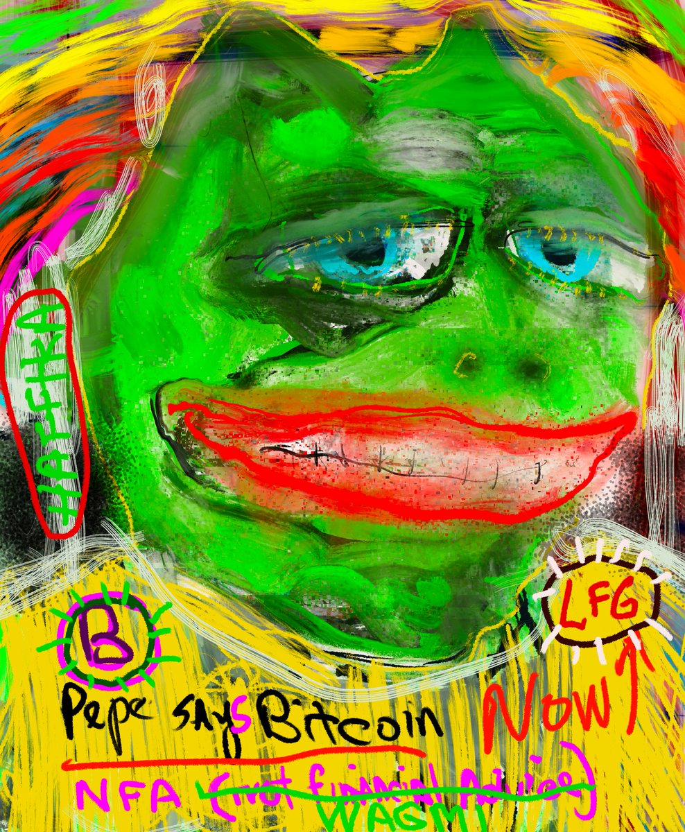<a href="/pepecoins/">Pepecoin</a> <a href="/cryptopunksnfts/">CryptoPunks</a> <a href="/BoredApeYC/">Bored Ape Yacht Club 🍌</a> Man it would be awesome to see nft's from pioneering artists in the kek.space gallery too. <a href="/hafftka/">hafftka</a> comes to mind as he's done more than anyone I know to bridge the traditional art world to web3.
