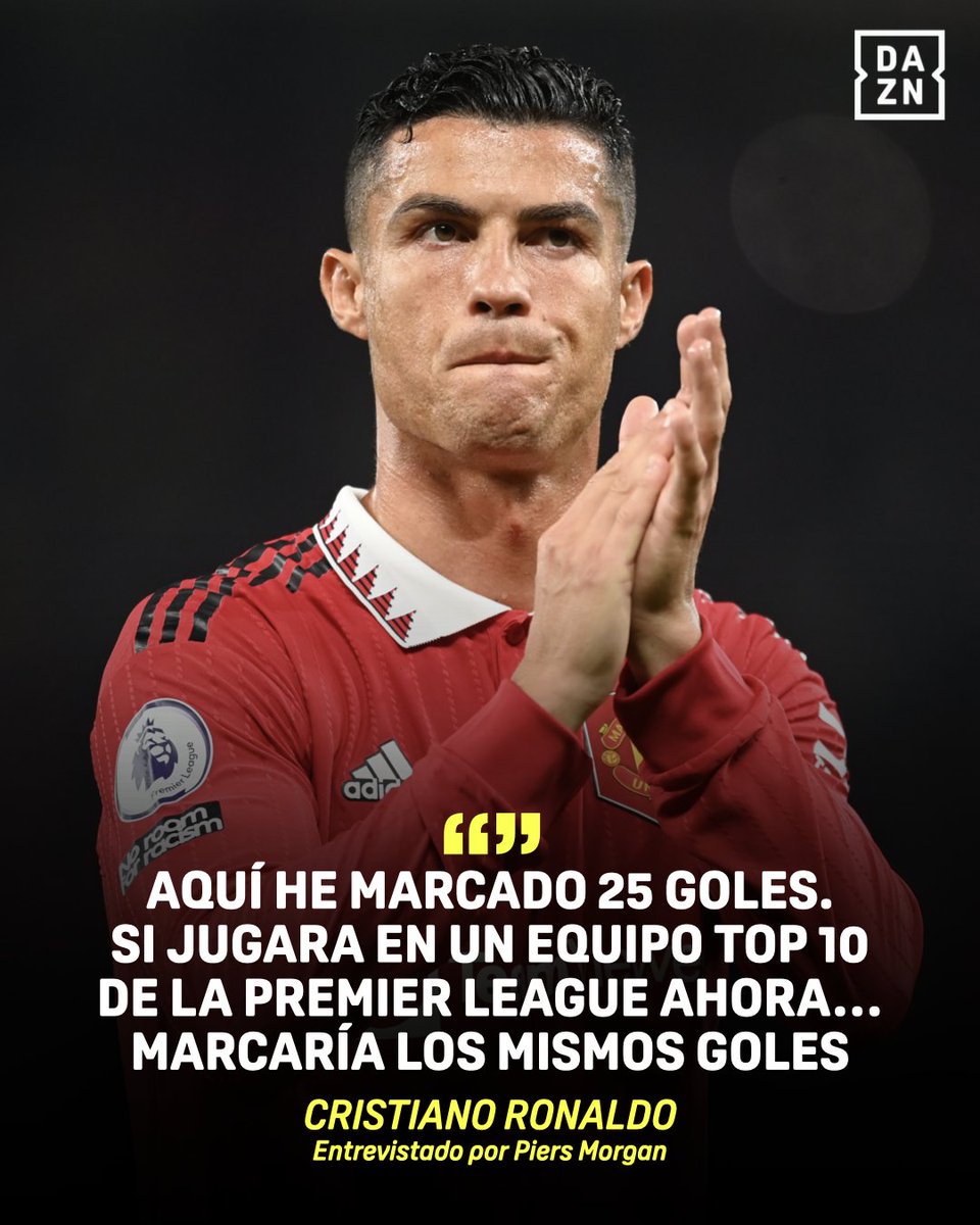 DAZNFutbol's tweet photo. Cuando el bicho habla… 🔥

⏩ ¿Qué opinas de las declaraciones de Cristiano Ronaldo? https://t.co/WeOM0orxZ0