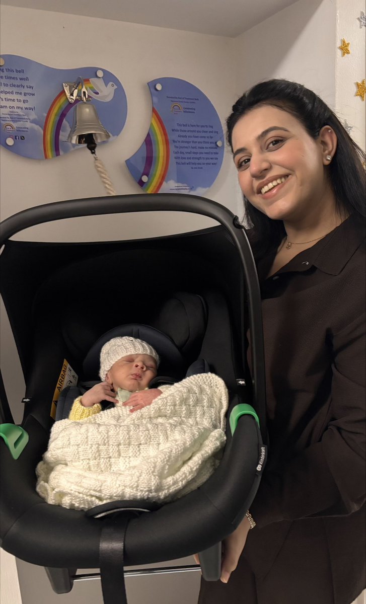 The bell is up at St Mary’s in Wythenshawe Hospital.

Congratulations to this little bundle of gorgeousness and welcome to the world ❤️

#celebratingmilestones