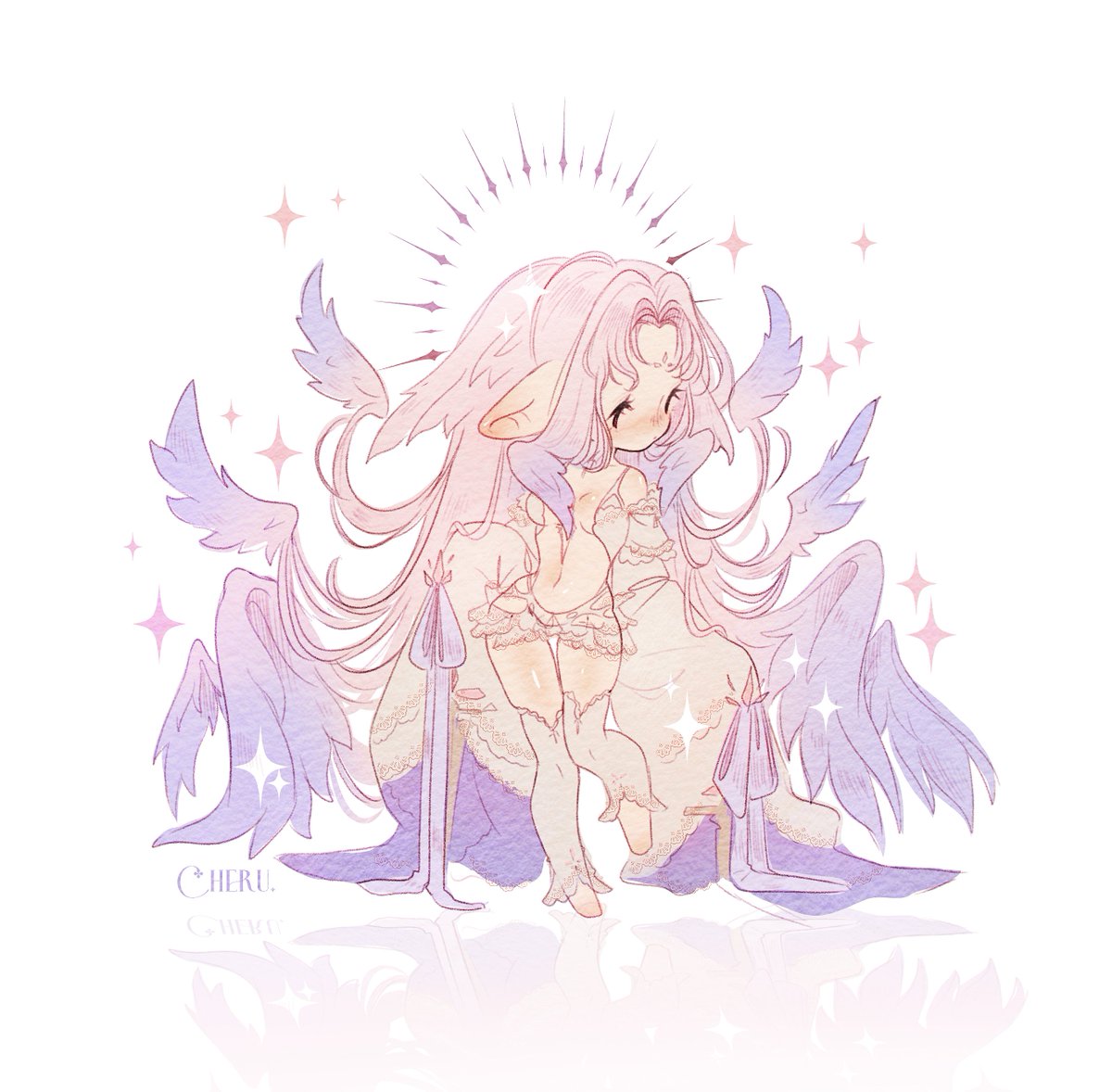 CheruleanArt's tweet image. Interest check for beans 2.0??🩷