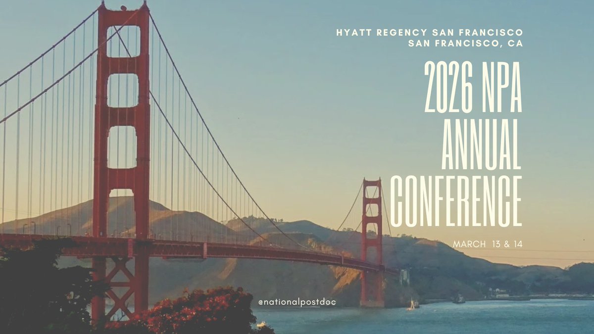 KeystoneSymp's tweet image. 🎟️ Postdocs &amp;amp; early-career researchers - secure your spot! Early-bird registration for the @nationalpostdoc Annual Conference ends Nov 14. Join peers Mar 13–14 in San Francisco to connect, grow &amp;amp; advance your career.

🔗 hubs.la/Q03Q2S3z0

#NPA2026AC #PostdocLife