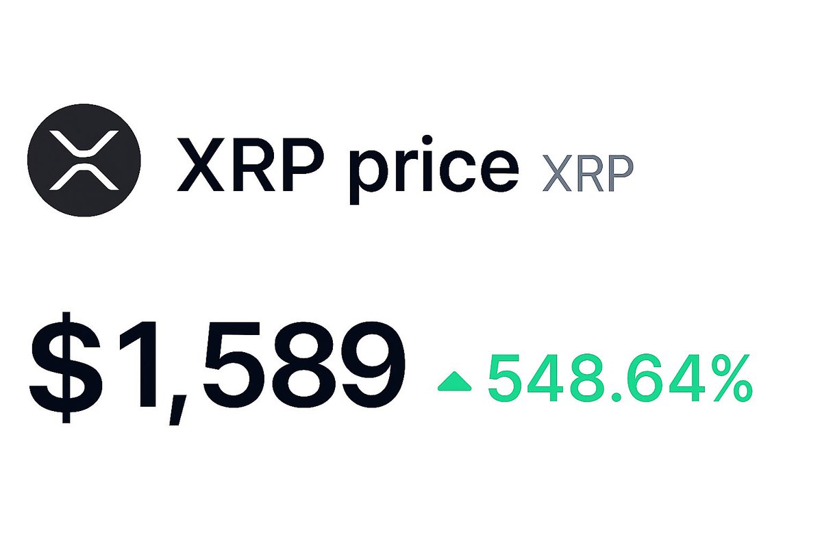 🧠 Be honest…

If $XRP hits $1,589 tomorrow,
👉 what’s the first insane thing you’re doing?