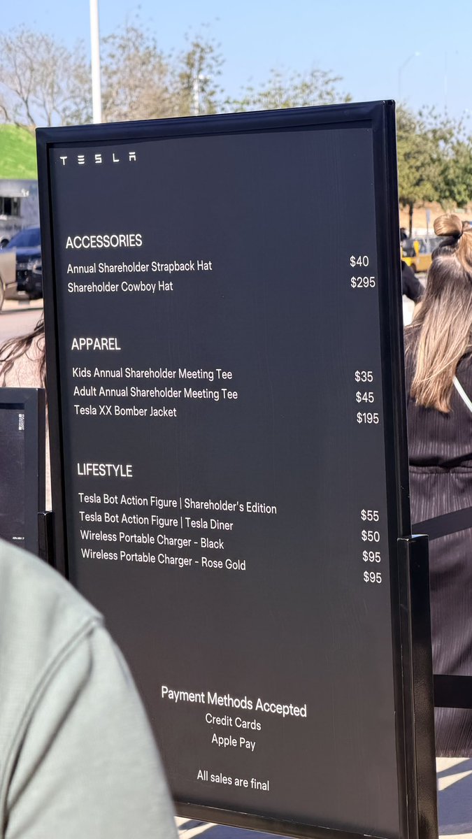 Tesla Shareholders merch