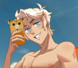 Dreaming of summer?☀️ Hop in the pool with Sven for a sun-soaked swim in his pinup, available to unlock by completing the Limited Time Event on Steam!