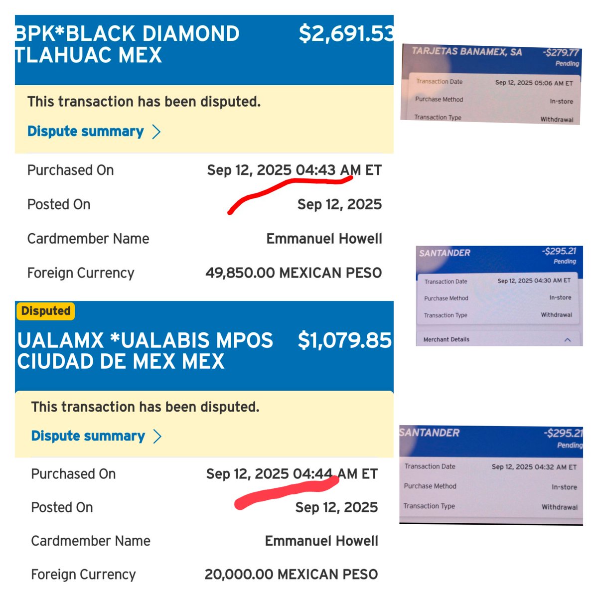 EmanHowells's tweet photo. @Citibank credit cards division won't protect clients https://t.co/Qq6QJYfqI8
